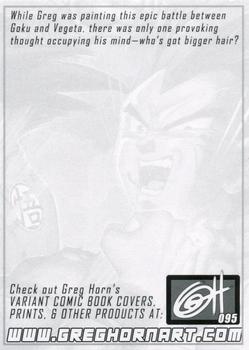 2022 Greg Horn Art (Series 1) #095 Goku VS Vegeta Back