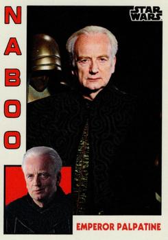 2023 Topps Throwback Thursday Star Wars #21 Emperor Palpatine Front