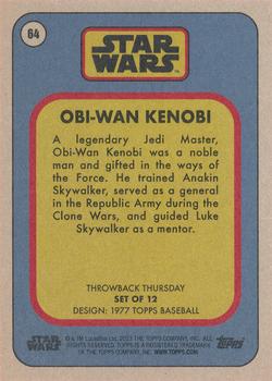 2023 Topps Throwback Thursday Star Wars #64 Obi-Wan Kenobi Back