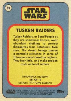 2023 Topps Throwback Thursday Star Wars #69 Tusken Raiders Back
