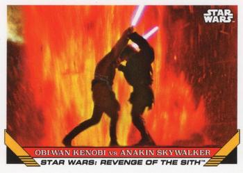 2023 Topps Throwback Thursday Star Wars #73 Anakin Skywalker vs Obi-Wan Kenobi Front