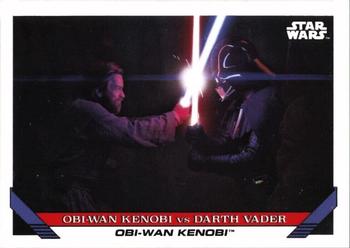 2023 Topps Throwback Thursday Star Wars #74 Obi-Wan Kenobi vs Darth Vader Front
