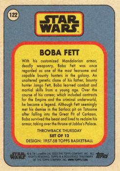 2023 Topps Throwback Thursday Star Wars #122 Boba Fett Back