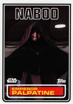 2023 Topps Throwback Thursday Star Wars #141 Emperor Palpatine Front