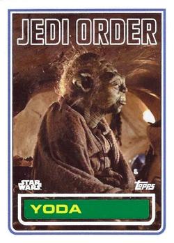 2023 Topps Throwback Thursday Star Wars #140 Yoda Front