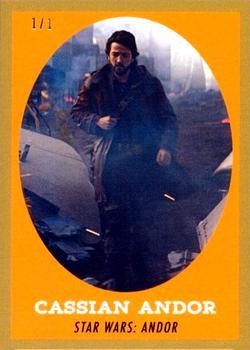 2023 Topps Throwback Thursday Star Wars - Gold #26 Cassian Andor Front