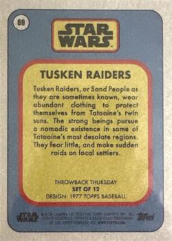 2023 Topps Throwback Thursday Star Wars - Gold #69 Tusken Raiders Back