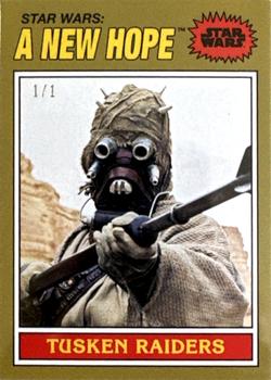 2023 Topps Throwback Thursday Star Wars - Gold #69 Tusken Raiders Front