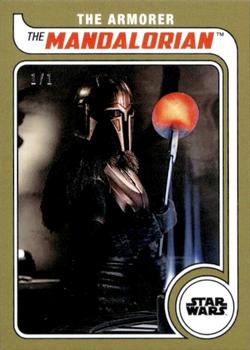 2023 Topps Throwback Thursday Star Wars - Gold #87 The Armorer Front