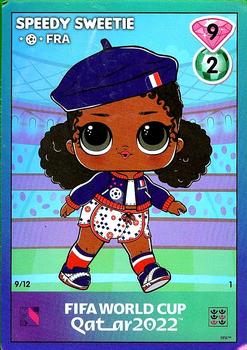 2022 LOL Surprise x FIFA World Cup Qatar Cards #9 Speedy Sweetie FRA Front