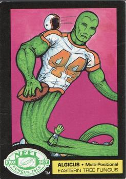 1991 NFFL Fungus Isle Football Monsters #9 Algicus Front