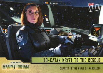 2023 Topps Now Star Wars: The Mandalorian Season 3 #8 Bo-Katan Kryze to the Rescue Front