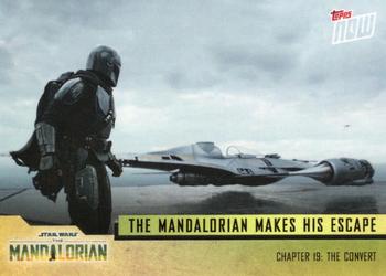 2023 Topps Now Star Wars: The Mandalorian Season 3 #11 The Mandalorian Makes His Escape Front