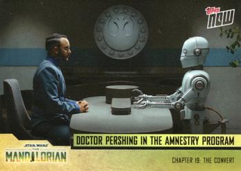 2023 Topps Now Star Wars: The Mandalorian Season 3 #12 Doctor Pershing in the Amnestry Program Front