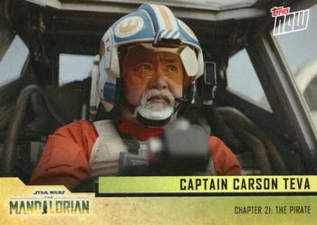 2023 Topps Now Star Wars: The Mandalorian Season 3 #22 Captain Carson Teva Front