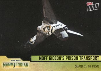 2023 Topps Now Star Wars: The Mandalorian Season 3 #25 Moff Gideon's Prison Transport Front
