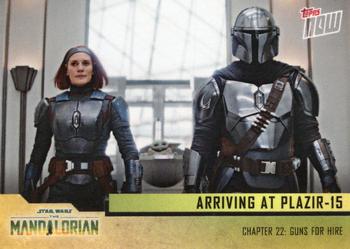 2023 Topps Now Star Wars: The Mandalorian Season 3 #26 Arriving at Plazir-15 Front