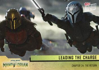 2023 Topps Now Star Wars: The Mandalorian Season 3 #36 Leading the Charge Front
