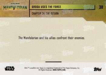 2023 Topps Now Star Wars: The Mandalorian Season 3 #38 Grogu Uses the Force Back