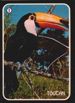 1975 Topps Zoo's Who Stick-Ons #2 Toucan Front