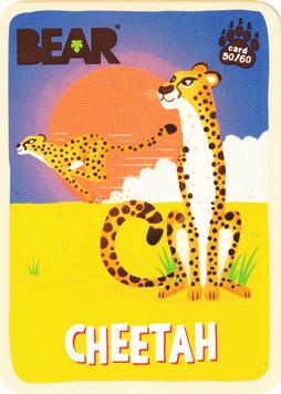 2022 Bear Amazing Animals #50 Cheetah Front