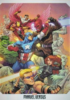 2022 Panini Marvel Versus #117 Avengers Vs. Red Skull Front
