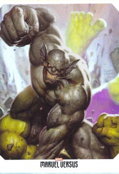 2022 Panini Marvel Versus #119 Hulk Vs. Abomination Front