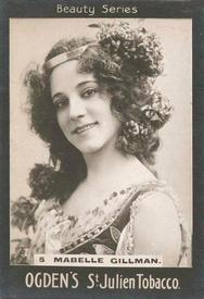 1900 Ogden’s Beauty Series #5 Mabelle Gillman Front