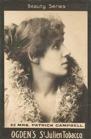 1900 Ogden’s Beauty Series #22 Mrs. Patrick Campbell Front