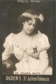 1900 Ogden’s Beauty Series #28 Clara Butt Front