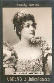 1900 Ogden’s Beauty Series #31 Julia Arthur Front