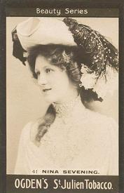 1900 Ogden’s Beauty Series #41 Nina Sevening Front