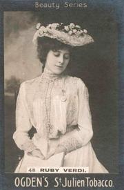 1900 Ogden’s Beauty Series #48 Ruby Verdi Front
