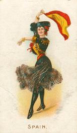 1924 Lambert & Butler Flag Girls #NNO Spain Front