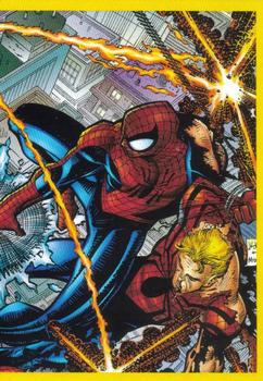 2021 Panini Marvel Versus #8 Spider-Man vs Green Goblin Front