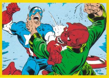2021 Panini Marvel Versus #48 Captain America vs Red Skull Front