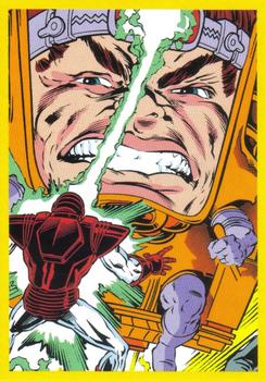 2021 Panini Marvel Versus #66 Iron Man vs M.O.D.O.K. Front