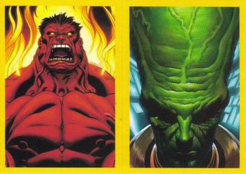 2021 Panini Marvel Versus #74 The Hulk vs Abomination Front