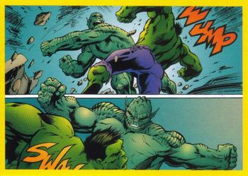 2021 Panini Marvel Versus #76 The Hulk vs Abomination Front