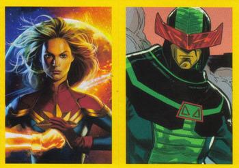 2021 Panini Marvel Versus #81 Captain Marvel vs The Kree Front