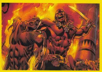 2021 Panini Marvel Versus #107 Black Panther vs Killmonger Front