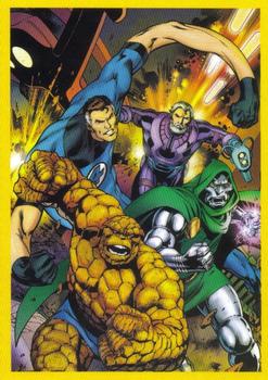 2021 Panini Marvel Versus #128 Fantastic Four vs Doctor Doom Front