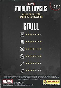2021 Panini Marvel Versus - Collectibles #C4 Knull Back