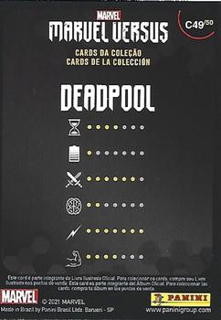 2021 Panini Marvel Versus - Collectibles #C49 Deadpool Back