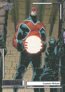2023 Upper Deck Marvel Allegiance: Avengers vs X-Men #C20 Captain Britain Front