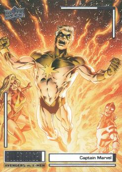 2023 Upper Deck Marvel Allegiance: Avengers vs X-Men #C36 Captain Marvel Front