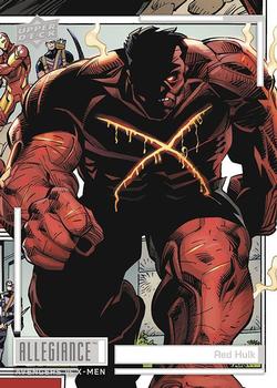 2023 Upper Deck Marvel Allegiance: Avengers vs X-Men #C63 Red Hulk Front