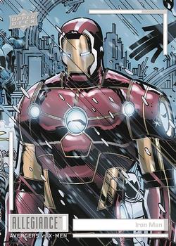 2023 Upper Deck Marvel Allegiance: Avengers vs X-Men #C70 Iron Man Front