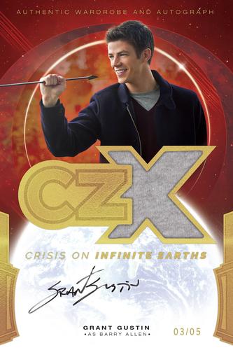 2022 Cryptozoic CZX Crisis on Infinite Earths - Oversized Autograph-Wardrobe #OS-GG Grant Gustin Front