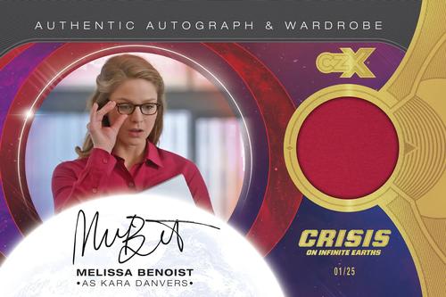2022 Cryptozoic CZX Crisis on Infinite Earths - Oversized Autograph-Wardrobe #OS-MB3 Melissa Benoist Front
